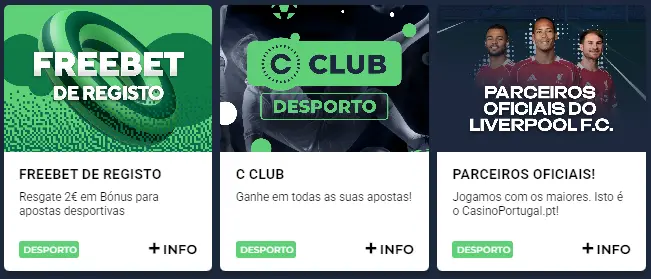 Oferta de cashback para apostas perdidas